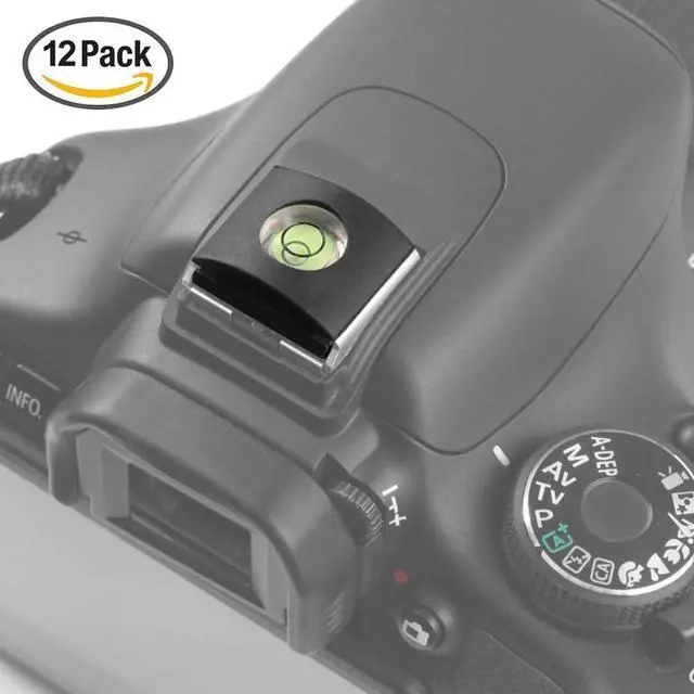 Alt view image 2 of 7 - Set of 12 Hot Shoe Covers, SENHAI Camera Flashlight Hotshoe Cover of Bubble Spirit Level for Canon Nikon Panasonic Fujifilm Olympus Sigma PENTAX DSLR SLR