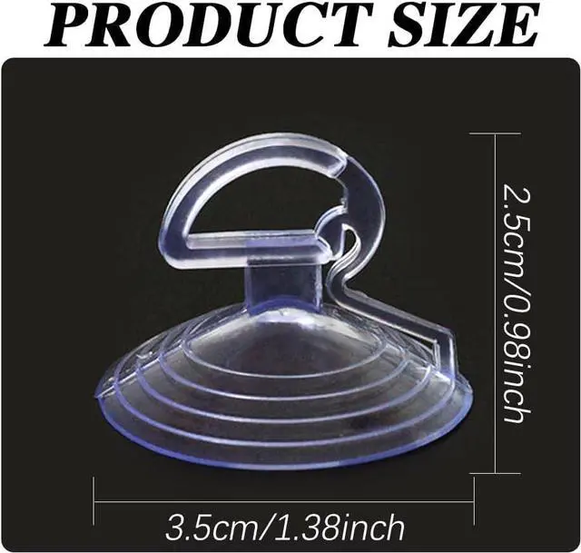 Alt view image 2 of 7 - 30PCS Car Glass Windshield Sunshade Suction Cups, Car Window Suction Cup, Powerful Vehicle Pull Ring Dovetail Sucker Hooks, Car Accessories Mini Adsorption Holder for Auto Kitchen Office Glass