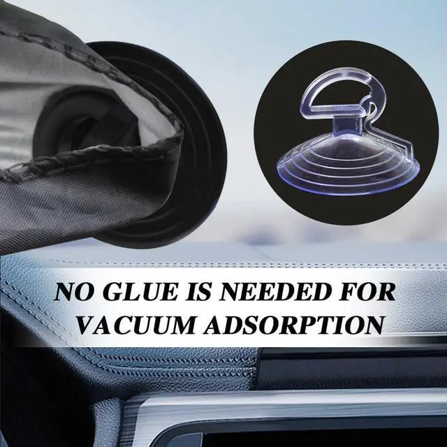 Alt view image 3 of 7 - 30PCS Car Glass Windshield Sunshade Suction Cups, Car Window Suction Cup, Powerful Vehicle Pull Ring Dovetail Sucker Hooks, Car Accessories Mini Adsorption Holder for Auto Kitchen Office Glass