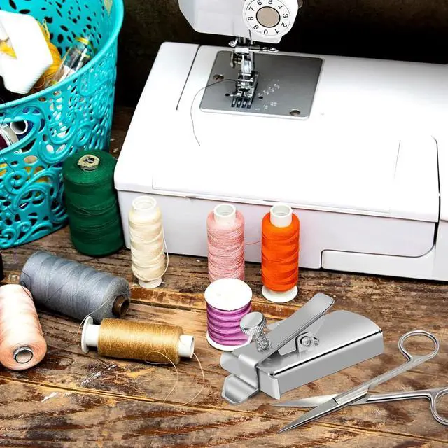 Alt view image 6 of 7 - TIGARI Magnetic Seam Guide for Sewing Machine, Magnetic Sewing Guide with Clip, Multifunctional Ruler, Hemmer Guide, Seam Guide, Hem Guide for Walking Foot Sewing Machine, Sewing Supplies Accessories