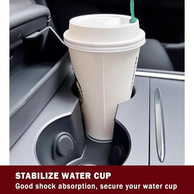 Alt view image 4 of 7 - 2026 Upgrade Car Cup Holder Insert,Anti-Slip Silicone Cupholder Insert for Car Stabilising Water Cups,Self-Adhesive Automotive Cup Holders Pad for Most Cars/Trucks/SUVs