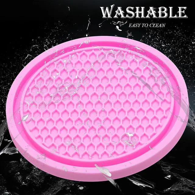Alt view image 4 of 7 - 2PCS Car Cup Holder Coaster, Universal Auto Non-Slip Cup Holder Coaster, 2.75In Universal Non-Slip Recessed Car Interior Accessories (Pink)