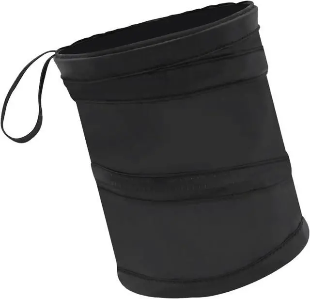 Main image of Collapsible Car Trash Can, Mini Portable Auto Garbage Bag, 1PC | Pop-Up Vehicle Rubbish Bin, Waterproof Waste Basket Bin with Magic Sticker, Hanging Washable Auto Trash Bag