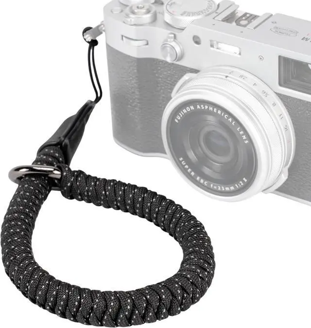 Main image of SMALLRIG Camera Wrist Strap, Universal Braided Camera Hand Strap | Adjustable Safety Strap Compatible for DSLR or Mirrorless Camera(Black)