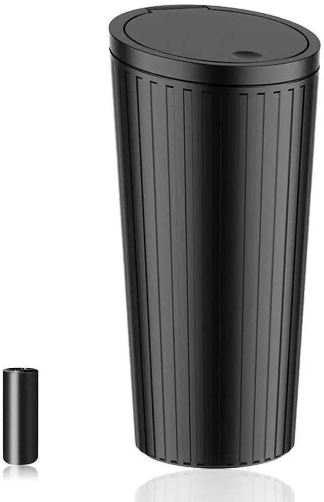 Main image of Car Trash Can Bin with Lid - Car Garbage Can Cup Holder-Universal Leakproof Vehicle Garbage Can Bin with 20pcs Trash Bags-Car Organizers and Storage for Front Back Seat Accessories