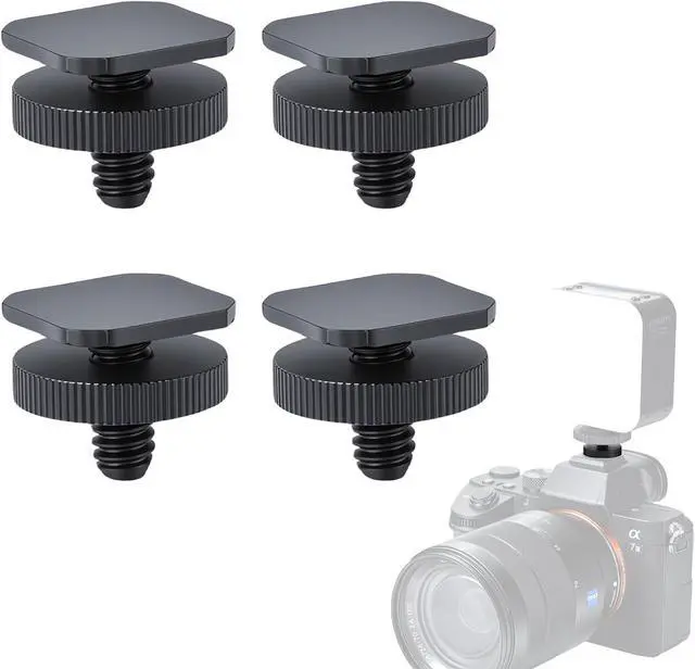 Main image of UTEBIT 1/4 Inch Camera Adapter Screws, 4 Packs | Versatile Flash Hot Shoe Mounts, For DSLR Camera Rigs, For Tripods, For Mounting Accessories