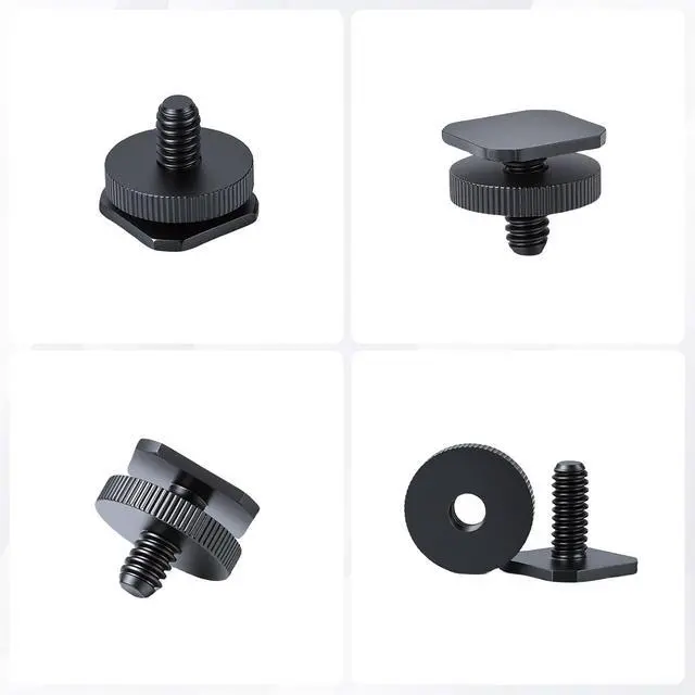 Alt view image 2 of 7 - UTEBIT 1/4 Inch Camera Adapter Screws, 4 Packs | Versatile Flash Hot Shoe Mounts, For DSLR Camera Rigs, For Tripods, For Mounting Accessories