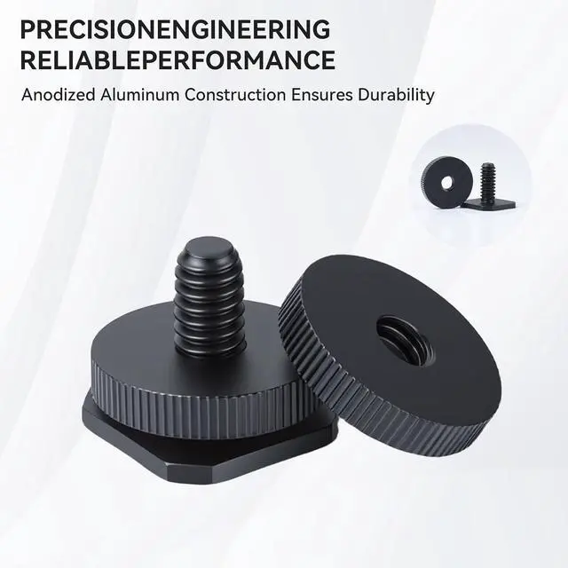 Alt view image 3 of 7 - UTEBIT 1/4 Inch Camera Adapter Screws, 4 Packs | Versatile Flash Hot Shoe Mounts, For DSLR Camera Rigs, For Tripods, For Mounting Accessories