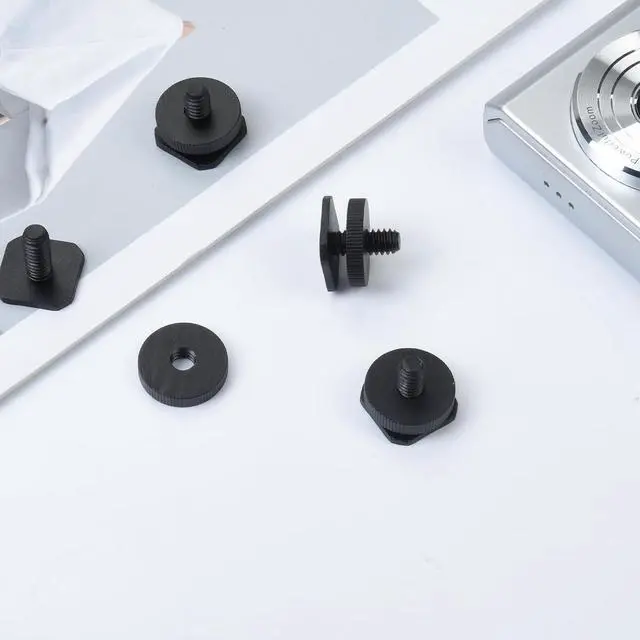 Alt view image 7 of 7 - UTEBIT 1/4 Inch Camera Adapter Screws, 4 Packs | Versatile Flash Hot Shoe Mounts, For DSLR Camera Rigs, For Tripods, For Mounting Accessories