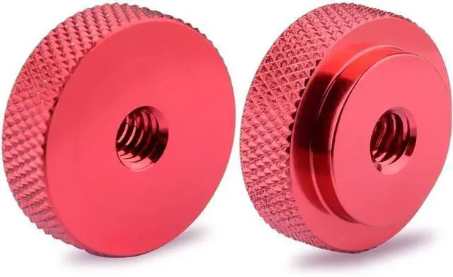Main image of CAMVATE 1/4"-20 Female Thumb Wheel Lock Nut Adapter(2 Pieces) - 1490
