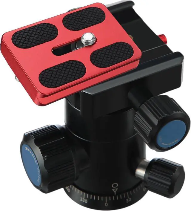 Alt view image 4 of 7 - Frienda Quick Release Plate Tripod 1/4-20 DSLR,Pu50,Red | Tripod Mount Plate, Camera Tripod Mount for DSLR Camera Tripod Ball Head , Metal, 1.9 x 1.5 x 0.4 Inch