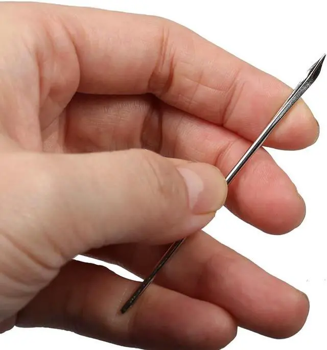 Alt view image 3 of 7 - Eketirry Hand Sewing Needle Kit, Heavy Duty Household Hand Needles for for Home Upholstery Carpet Leather Canvas Repair (7 Pieces)
