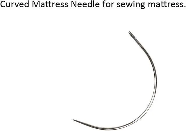 Alt view image 6 of 7 - Eketirry Hand Sewing Needle Kit, Heavy Duty Household Hand Needles for for Home Upholstery Carpet Leather Canvas Repair (7 Pieces)