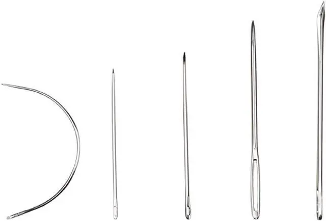 Alt view image 7 of 7 - Eketirry Hand Sewing Needle Kit, Heavy Duty Household Hand Needles for for Home Upholstery Carpet Leather Canvas Repair (7 Pieces)