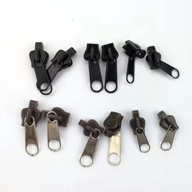 Alt view image 6 of 6 - 6Pcs Black Universal Fix Zipper Repair Kit Replacement Zip Slider Teeth Zippers Crafts and Sewing Zippers,Repair Kit Universal Fixer,Zipper Repair,Fasteners