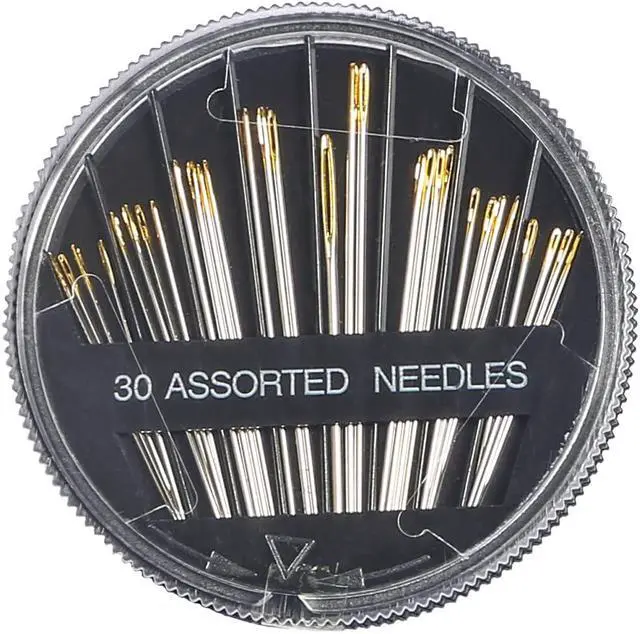 Alt view image 2 of 7 - Eketirry Premium Hand Sewing Needles30-Count Assorted Needles for Sewing Repair, 6 Different Sizes Sewing Needles with 2 Threaders (Black,1)