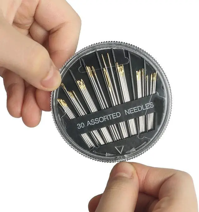 Alt view image 5 of 7 - Eketirry Premium Hand Sewing Needles30-Count Assorted Needles for Sewing Repair, 6 Different Sizes Sewing Needles with 2 Threaders (Black,1)