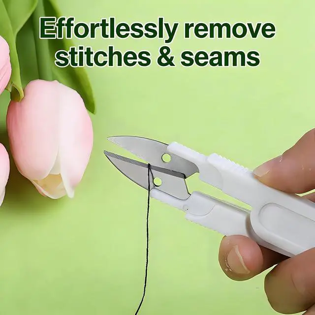 Alt view image 7 of 7 - YOFAN Seam Ripper Kit, 7-Piece Thread Remover with Snips for Sewing | High-carbon steel blades, ABS handles, safety caps, 2 large & 3 small rippers, 2 snips, for sewing, quilting, crafts
