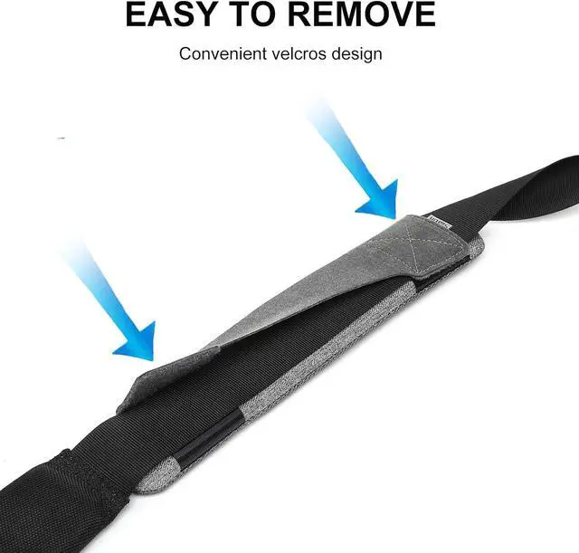 Alt view image 4 of 7 - Shoulder Strap Pad Replacement,Universal Removable Anti-Slip Relieve Pressure Comfort Backpack Strap Pads Cushion