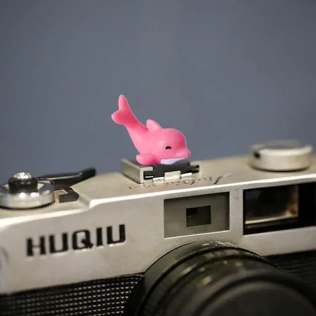 Alt view image 3 of 6 - Camera Hot Shoe Cover, Cartoon Hot Shoe Cap, Hot Shoe Protector Compatible with Sony Fujifilm Fuji Canon Nikon Pentax Leical Panasonic (2pcs Seal Dolphin)