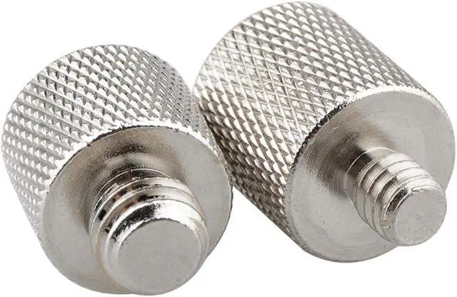 Alt view image 4 of 5 - CAMVATE 1/4" Female to 3/8" Male & 3/8"-16 Female to 1/4"-20 Male Screw | For Tripod Camera Qr Plate Adapter Brass