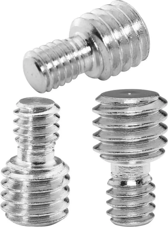 Main image of 3PCS 3/8 inch Male to 1/4 inch Male Threaded Tripod Screw Adapter, 1/4 inch Male to 3/8 inch Male Double Sides Standard Mounting Thread Converter for Camera Mount