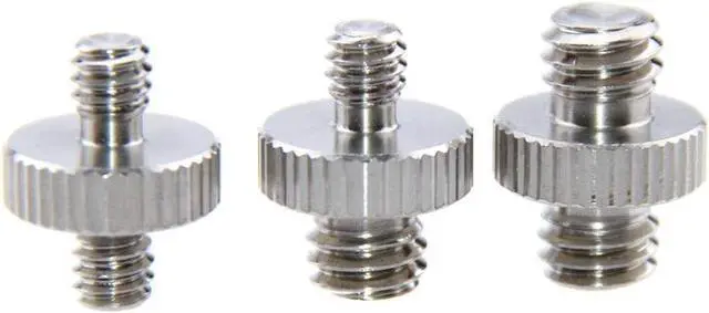 Main image of CAMVATE Male to Male Screw Adapter Set for Camera Tripod, 3-Pack