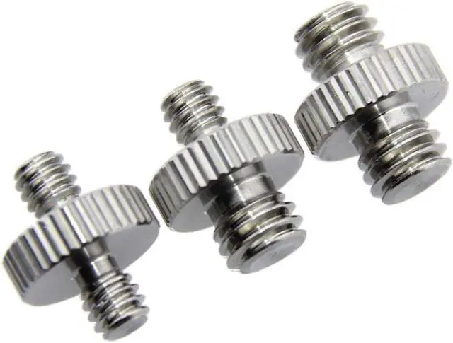 Alt view image 2 of 3 - CAMVATE Male to Male Screw Adapter Set for Camera Tripod, 3-Pack