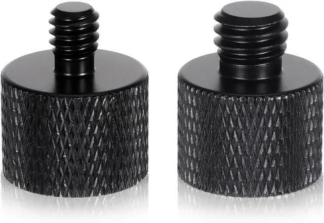 Main image of Xthrotsenk 2pcs 1/4 to 3/8 & 3/8 to 1/4 Camera Tripod Adapter Tripod Screw Adapter 1/4 Male to 3/8 Female and 3/8 Male to 1/4 Female Adapters Set for Camera Monitor Tripods Microphone Mic Stand Mount