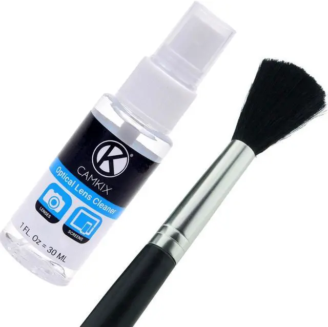 Alt view image 5 of 5 - Camkix Camera Lens Cleaning Kit - Air Blower, 2in1 Lens Cleaning Pen, Cleaning Brush, Spray Bottle w/Cleaning Solution, Lens Cleaning Paper Tissue (50 Sheets), Microfiber Cleaning Cloths- for Lenses