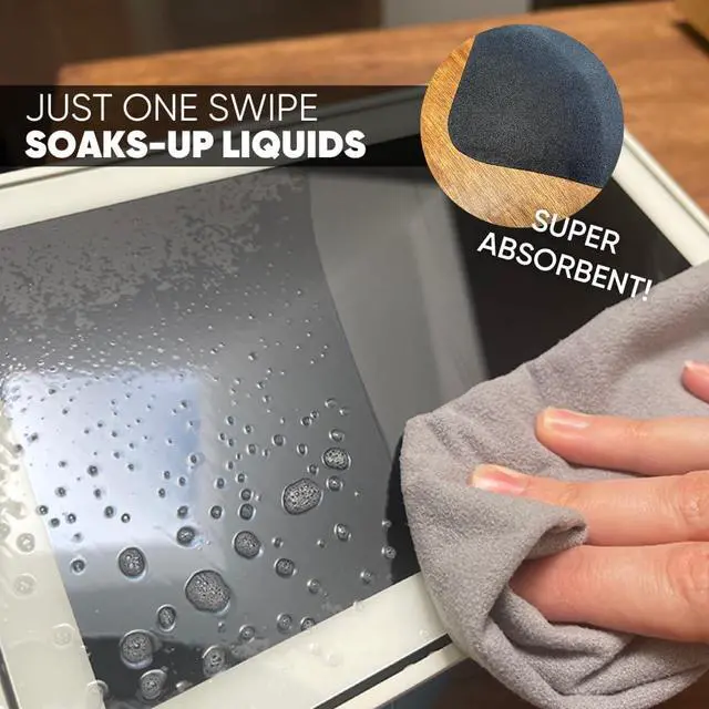 Alt view image 6 of 6 - Premium Lens Glasses Cleaning Cloth by Microfiber Wholesale | Black | 6x6 | 10pk | Soft Microfiber Suede | Travel Size Reusable | No Lint Scratch-Free Durable | Lenses Glasses Phones
