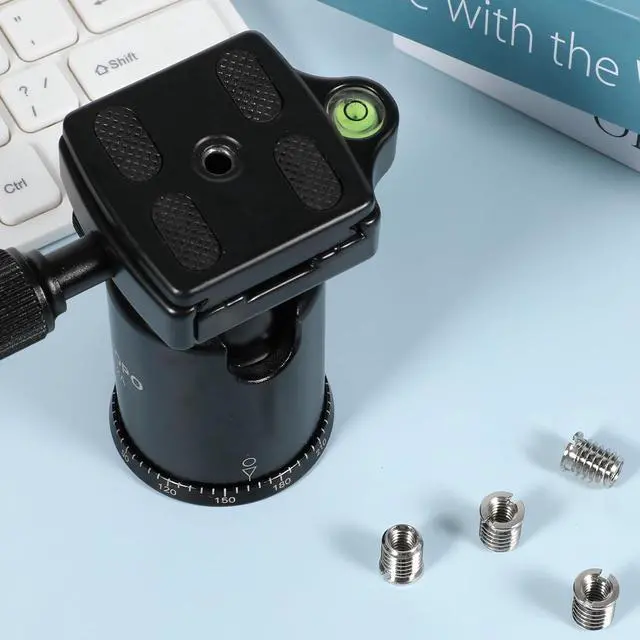 Alt view image 5 of 7 - 4 PCS 1/4 to 3/8 Adapter, 1/4 Female to 3/8 Male Adapter Tripod Thread Adapters 12 Mm Height Reducer Bushing Convert Screw Adapters for Camera Dslr Slr Monopod Tripod Ballhead Stand and Video Light