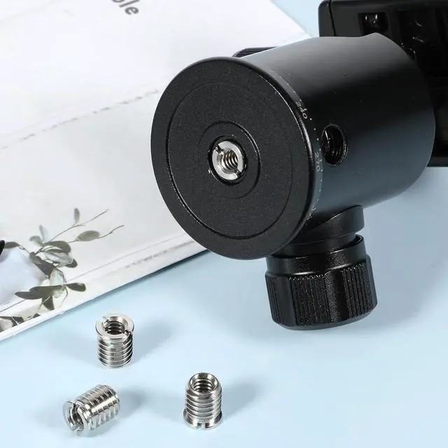 Alt view image 6 of 7 - 4 PCS 1/4 to 3/8 Adapter, 1/4 Female to 3/8 Male Adapter Tripod Thread Adapters 12 Mm Height Reducer Bushing Convert Screw Adapters for Camera Dslr Slr Monopod Tripod Ballhead Stand and Video Light