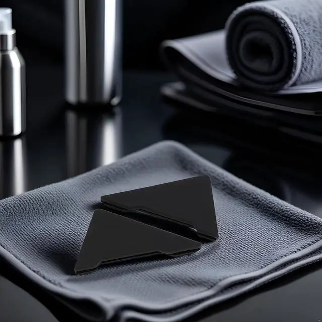 Alt view image 3 of 6 - 2Pcs Silicone Car Door Corner Covers, Triangle Car Front Door Corner Protector Edge Guard, Self-Adhesive Anti-Collision Protector for Auto, Anti-Scratch Bumper Trim, Interior Accessories