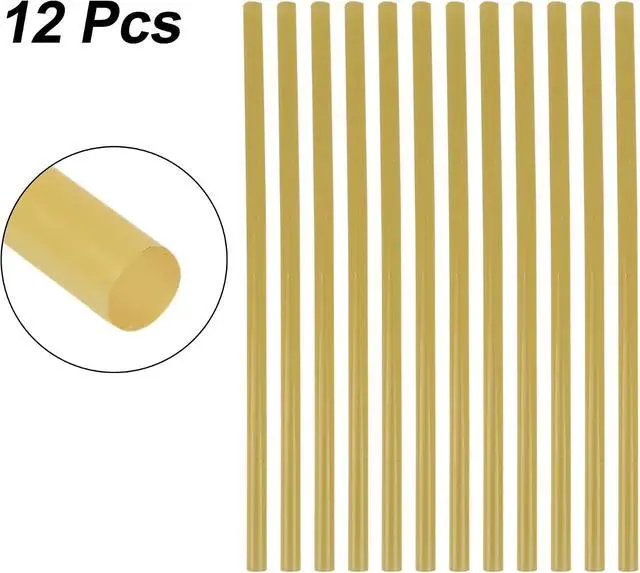 Alt view image 6 of 6 - X AUTOHAUX 12 Pcs 7mm x 200mm Hot Glue Sticks Auto Body Paintless Dent Removal Repair Yellow for Car | Yellow, Hot Melt Glue Stick, Auto Body Paintless Dent Removal Repair