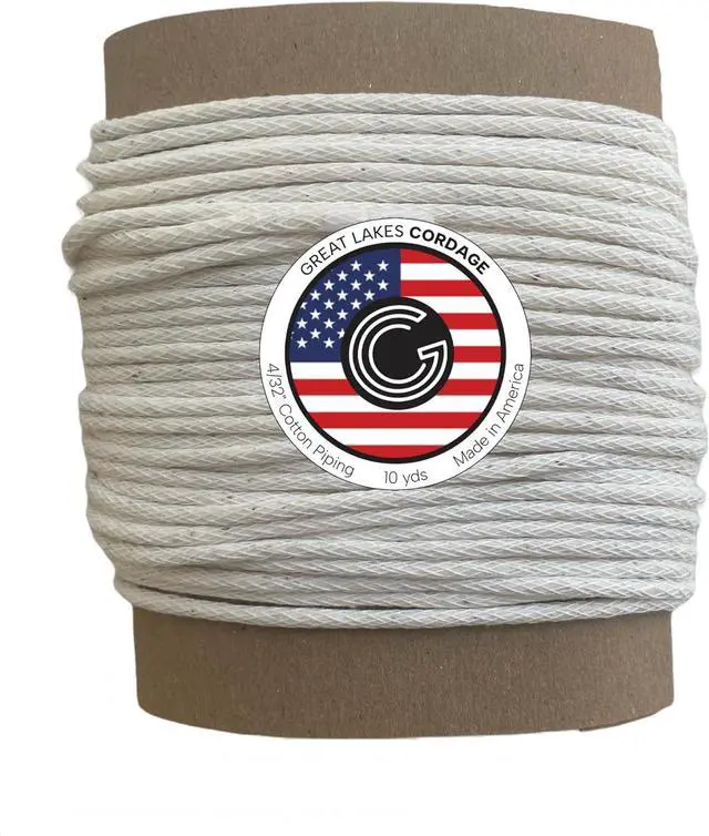 Main image of 4/32" (1/8") Cotton Piping Cord, Size 00 (10 yds)