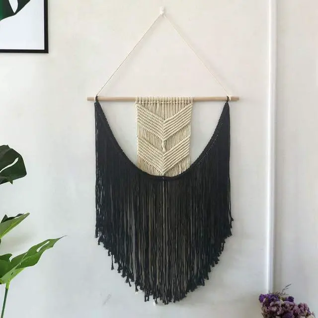 Alt view image 4 of 7 - Black Macrame Cord 3mm x 109Yards,Colored Cotton Rope Craft Cord Colorful Cotton Cord Twine for Wall Hanging Plant Hangers Crafts Knitting Decorative Projects