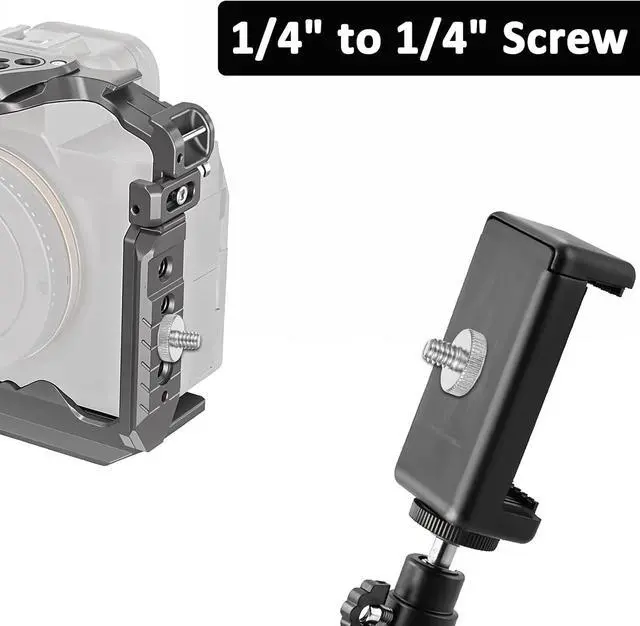 Alt view image 6 of 7 - Standard 1/4"-20 Male to 1/4"-20 Male Tripod Screw, 4 PCS Standard Camera Screw Adapter Converter Double Head Tripod Mounting Thread Light Stand Screws for Shoulder Rig Stud Mounting Accessories