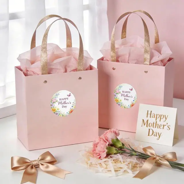 Alt view image 5 of 7 - Alynta Happy Mothers Day Stickers 2 Inch 60Pcs Mother's Day Stickers | Large Round Mothers Day Gift Sticker Self-Adhesive Floral Sticker Labels for Envelope Seals Cards Party Favors (Multicolor)