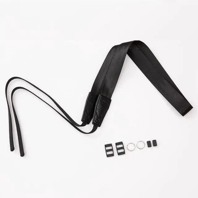 Alt view image 3 of 5 - Camera Strap, Camera Neck Shoulder Strap, PX00A BK | Black soft durable nylon strap, for women men photographers, compatible with Canon, Nikon, Sony, Fujifilm etc DSLR mirrorless
