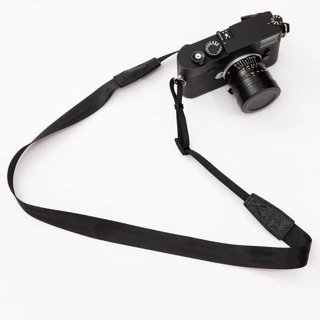 Alt view image 4 of 5 - Camera Strap, Camera Neck Shoulder Strap, PX00A BK | Black soft durable nylon strap, for women men photographers, compatible with Canon, Nikon, Sony, Fujifilm etc DSLR mirrorless
