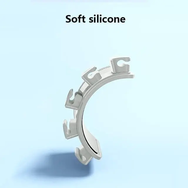 Alt view image 5 of 7 - Cord Organizer Cable Management Magnetic SHEEAST Multipurpose Cable Holder Desktop Cable Keeper Desk Organization, 5 Clips for USB C Cables, Micro Cables, Sticks to Wood Marble Metal Glass, Gray
