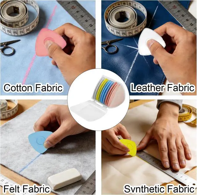 Alt view image 4 of 7 - Tailors Chalk Sewing Tailor's Fabric Marker Chalk for Quilting,Sewing Supplies Accessories (10Pcs)