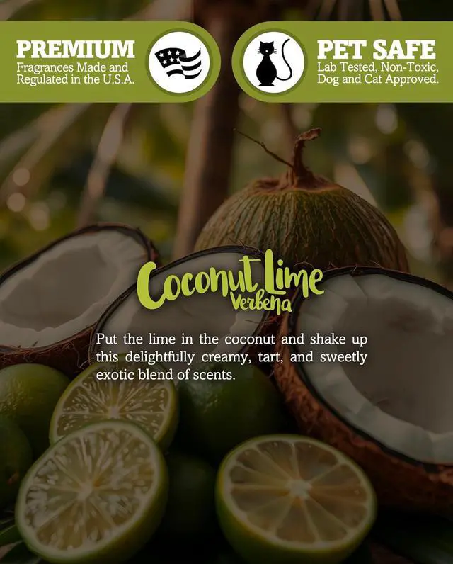 Alt view image 6 of 7 - Shortie's Candle Company Coconut Lime Verbena Natural Soy Wax Melts - 1 Highly Scented 3 Oz. Bar - Made with 100% Soy and Essential Fragrance Oils - Phthalate & Paraffin Free, Vegan, Non-Toxic