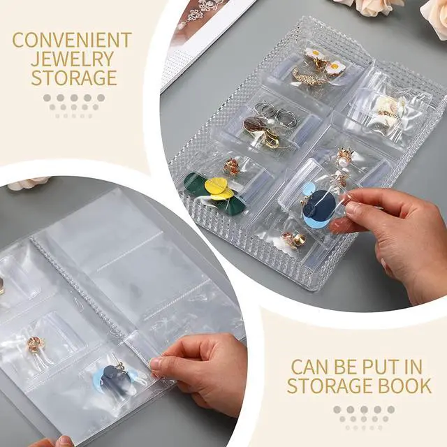 Alt view image 5 of 7 - GSXRB PVC Anti Tarnish Jewelry Bags,Jewelry Bags Clear Plastic. Jewelry Pouch for Jewelry Rings and Earrings (100 pcs3.14x4.72 inches)