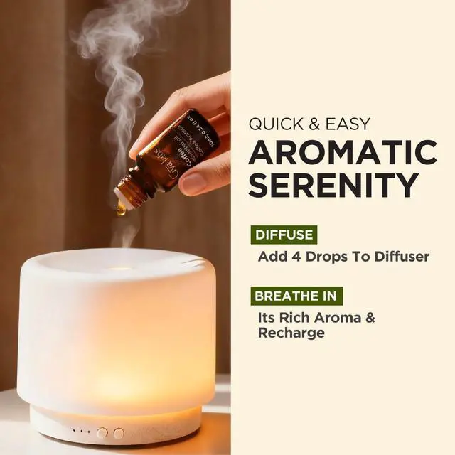Alt view image 4 of 6 - 100% Pure Coffee Essential Oil for Skin & Diffuser - 0.34 Fl Oz | Coffee Oil for Perfume & DIY Candle Making Scent, Rich Roasted Aroma for Home Fragrance, Aromatherapy Grade Oil - Gya Labs