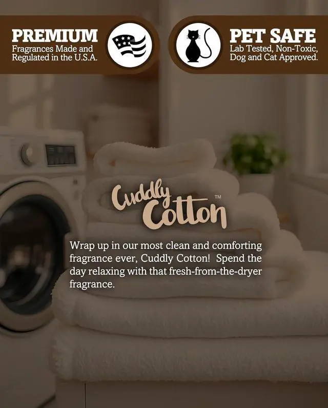 Alt view image 6 of 7 - Shortie's Candle Company Cuddly Cotton Natural Soy Wax Melts - 1 Highly Scented 3 Oz. Bar - Made with 100% Soy and Essential Fragrance Oils - Phthalate & Paraffin Free, Vegan, Non-Toxic