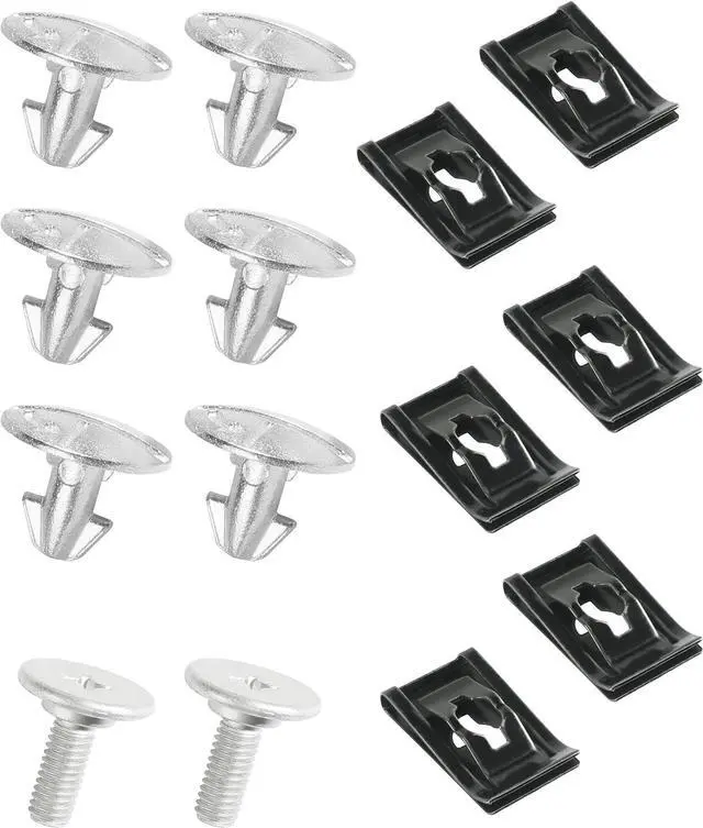 Main image of bylikeho 14 PCS Splash Shield Screws,Car Accessories Car Fastener,Lower Engine Cover Pin Screws,Lower Cover Bolt Engine Splash Shield Bolt Screw Fastener Clip,Replace #90674-TY2-A01 90105-TBA-A00