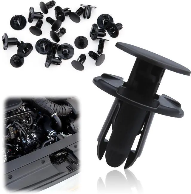 Main image of 20 PCS Fender Liner Push-Type Retainer Clip Fastener, Car Retainer Clips | Bumper Engine Under Cover Clip, Compatible with Hyundai Kia Accent, Azera, Equus, Elantra, Genesis, Replaces GM: 86595-2T500
