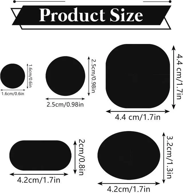 Alt view image 2 of 7 - 75PCS Down Jacket Repair Patch Kit, Pre-Cut Tenacious Repair Tape, Self-Adhesive Nylon Fabric Repair Patch for Down Jackets, Clothing, Tents, Sleeping Bags, Backpacks (Black)